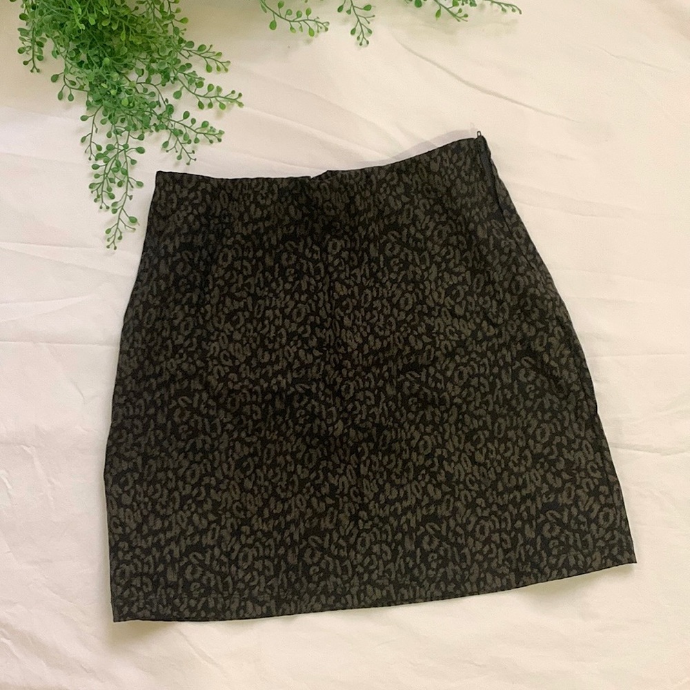 Animal Print Skirt